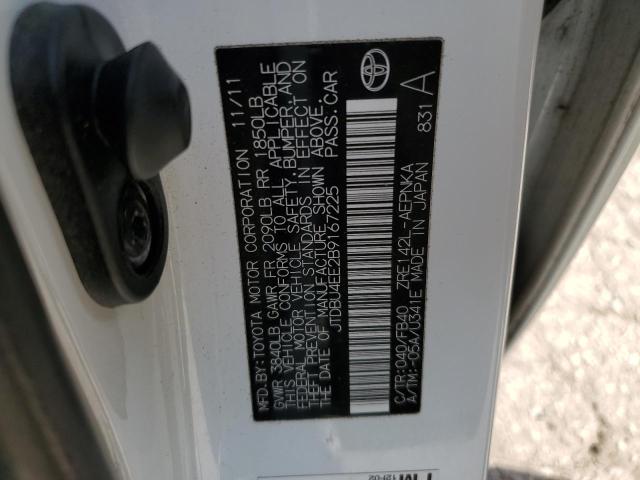 Фото 12 с аукциона – 2011 TOYOTA COROLLA BA с VIN JTDBU4EE2B9167225