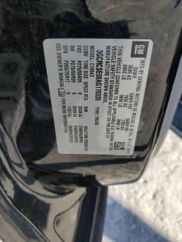 Photo 12 from auction – 2010 CHEVROLET SILVERADO with VIN 3GCRCSE08AG178335