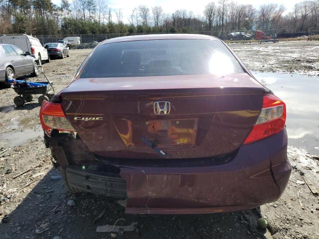 Photo 6 from auction – 2012 HONDA CIVIC EXL with VIN 2HGFB2F92CH506310
