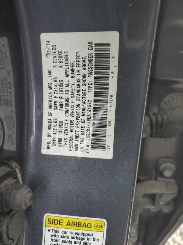 Photo 13 from auction – 2014 HONDA ACCORD EX with VIN 1HGCR2F70EA184572