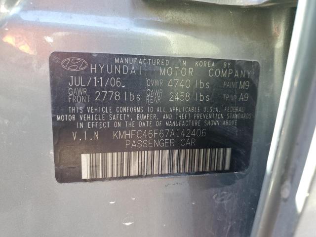 Photo 12 from auction – 2007 HYUNDAI AZERA SE with VIN KMHFC46F67A142406
