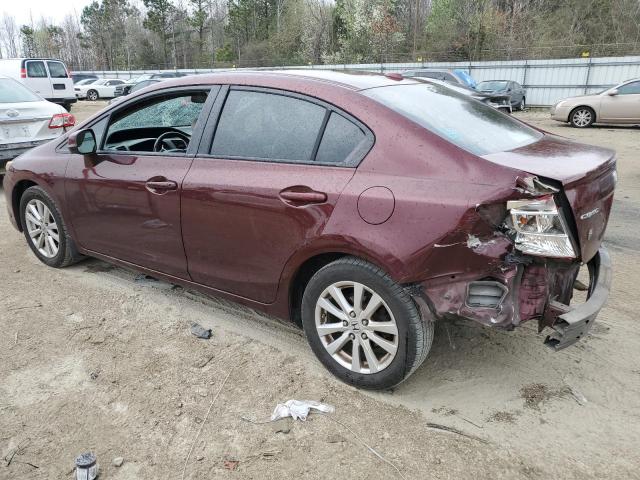 Photo 2 from auction – 2012 HONDA CIVIC EXL with VIN 2HGFB2F9XCH509164