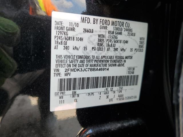 Photo 13 from auction – 2011 FORD EDGE SEL with VIN 2FMDK3JC7BBA46914