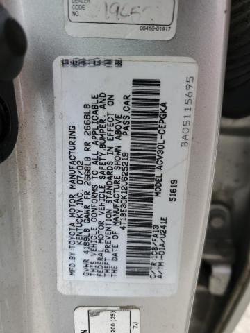 Photo 12 from auction – 2002 TOYOTA CAMRY LE with VIN 4T1BE30K12U625219