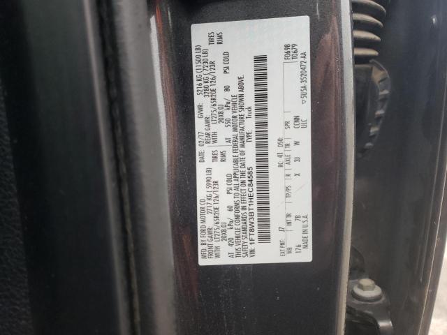 Photo 12 from auction – 2017 FORD F350 SUPER with VIN 1FT8W3BT1HEC84585
