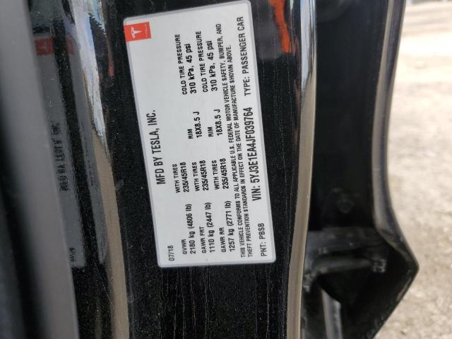 Photo 12 from auction – 2018 TESLA MODEL 3 with VIN 5YJ3E1EA4JF039764