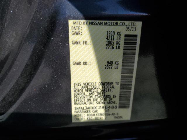 Photo 12 from auction – 2013 NISSAN ALTIMA 2.5 with VIN 1N4AL3APXDC286488