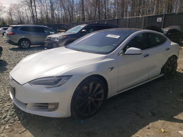 TESLA MODEL S 2021 with VIN 5YJSA1E49MF427871 - Photo from auction