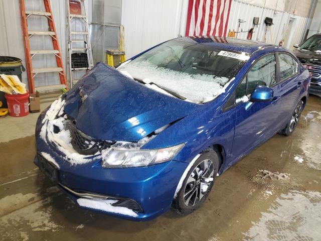 HONDA CIVIC EX 2013 with VIN 19XFB2F82DE074160 - Photo from auction