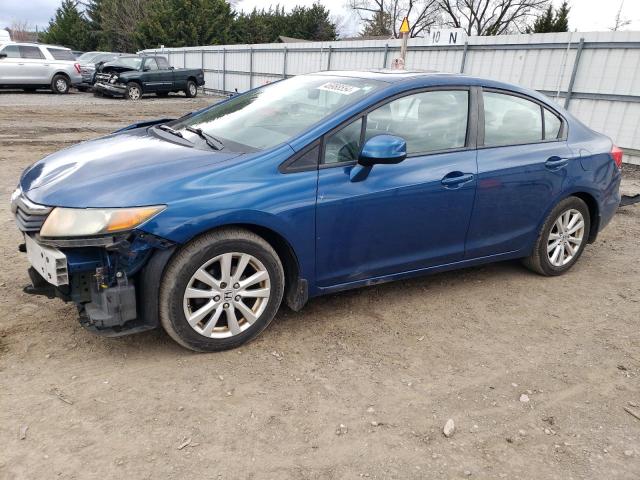 HONDA CIVIC EX 2012 with VIN 19XFB2F82CE313186 - Photo from auction