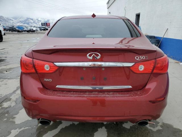 Photo 6 from auction – 2016 INFINITI Q50 RED SP with VIN JN1FV7AR3GM451981