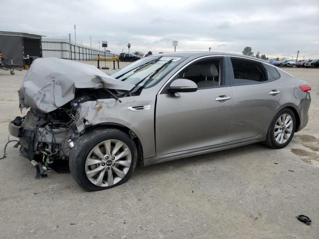 KIA OPTIMA EX 2018 with VIN 5XXGU4L39JG225100 - Photo from auction