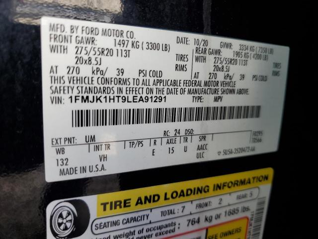 Photo 14 from auction – 2020 FORD EXPEDITION with VIN 1FMJK1HT9LEA91291