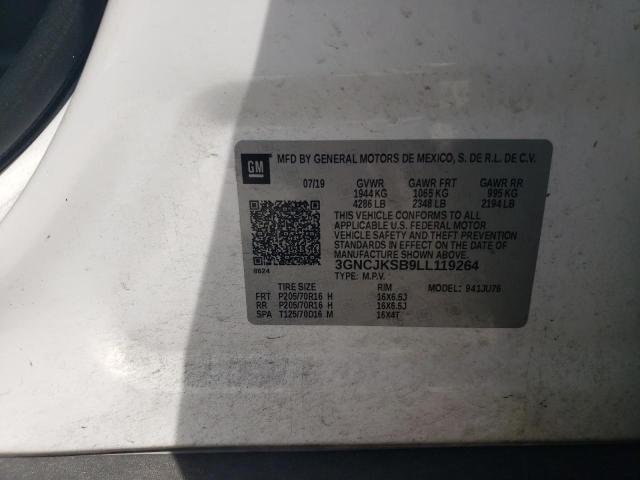 Photo 13 from auction – 2020 CHEVROLET TRAX LS with VIN 3GNCJKSB9LL119264