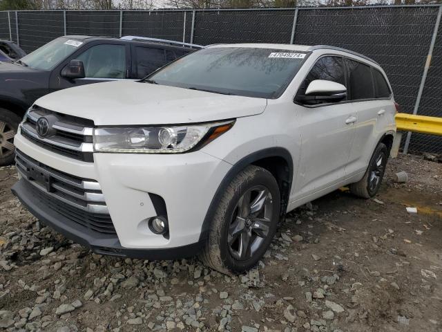 TOYOTA HIGHLANDER 2018 with VIN 5TDDZRFH7JS896501 - Photo from auction