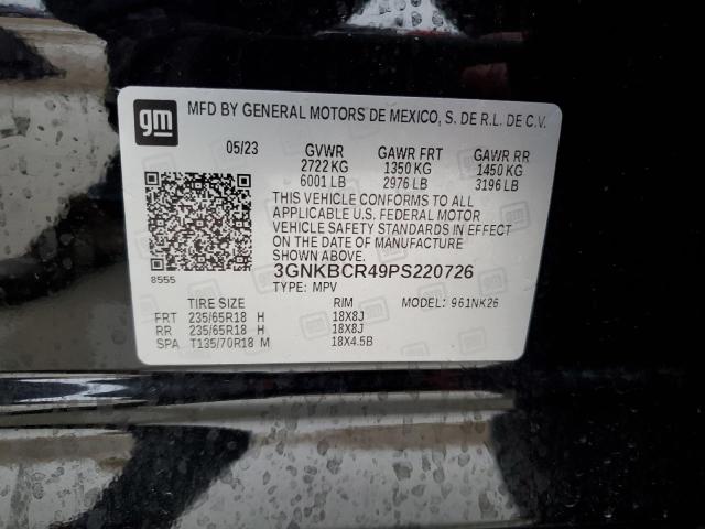 Photo 13 from auction – 2023 CHEVROLET BLAZER 2LT with VIN 3GNKBCR49PS220726