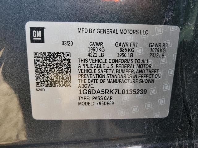 Photo 12 from auction – 2020 CADILLAC CT4 LUXURY with VIN 1G6DA5RK7L0135239