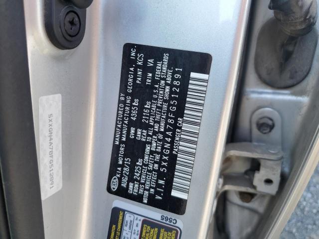 Photo 12 from auction – 2015 KIA OPTIMA EX with VIN 5XXGN4A78FG512891