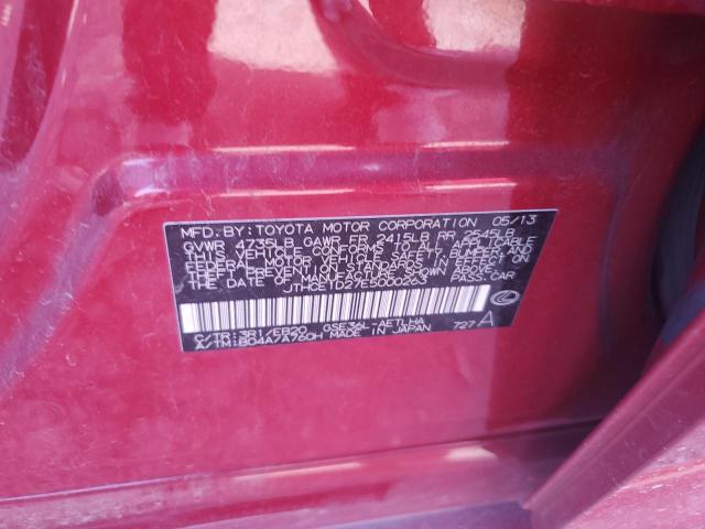Photo 14 from auction – 2014 LEXUS IS 350 with VIN JTHCE1D27E5000263