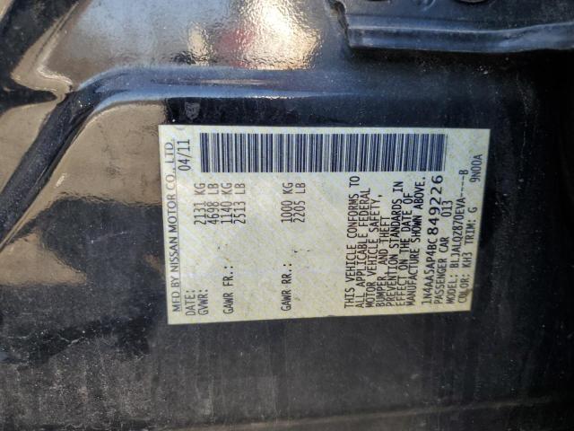 Photo 12 from auction – 2011 NISSAN MAXIMA S with VIN 1N4AA5AP4BC849226