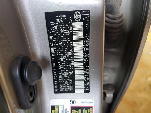 Photo 12 from auction – 2015 TOYOTA COROLLA L with VIN 2T1BURHE4FC327355