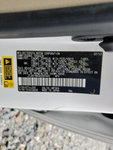 Photo 13 from auction – 2013 LEXUS RX 350 with VIN JTJZK1BA3D2009442