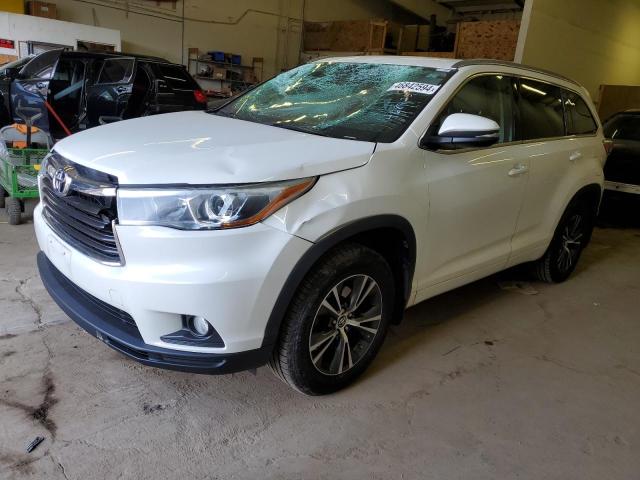 TOYOTA HIGHLANDER 2016 with VIN 5TDJKRFHXGS352641 - Photo from auction