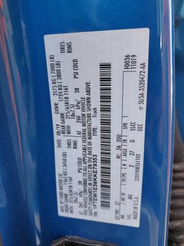 Photo 12 from auction – 2019 FORD F150 SUPER with VIN 1FTEW1E56KKE79353