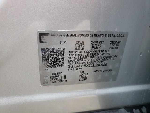 Photo 14 from auction – 2020 GMC TERRAIN SL with VIN 3GKALPEX2LL236980