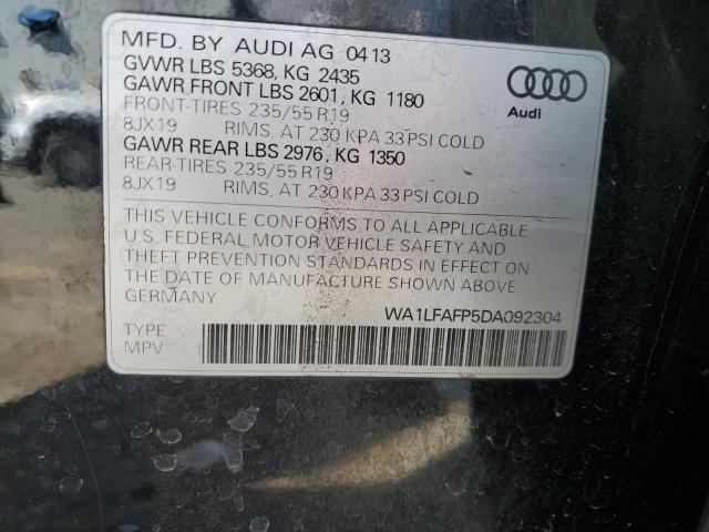 Photo 13 from auction – 2013 AUDI Q5 PREMIUM with VIN WA1LFAFP5DA092304