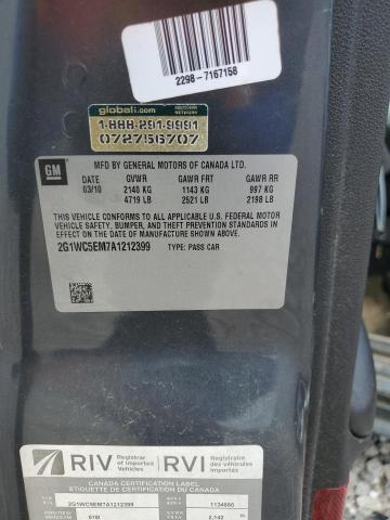 Photo 12 from auction – 2010 CHEVROLET IMPALA LTZ with VIN 2G1WC5EM7A1212399