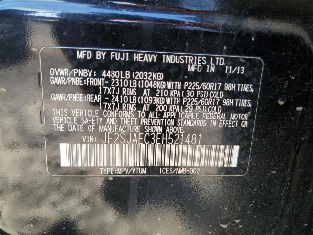 Photo 12 from auction – 2014 SUBARU FORESTER 2 with VIN JF2SJAEC3EH521481