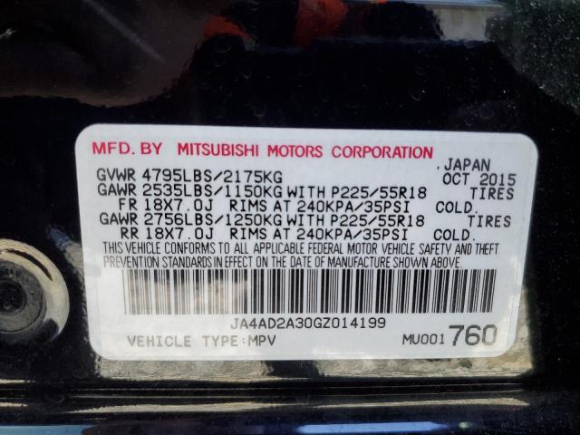 Photo 12 from auction – 2016 MITSUBISHI OUTLANDER with VIN JA4AD2A30GZ014199