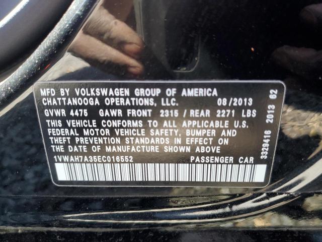 Photo 13 from auction – 2014 VOLKSWAGEN PASSAT S with VIN 1VWAH7A35EC016552