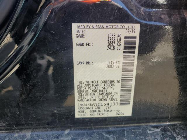 Photo 12 from auction – 2020 NISSAN ALTIMA S with VIN 1N4BL4BV7LC154133