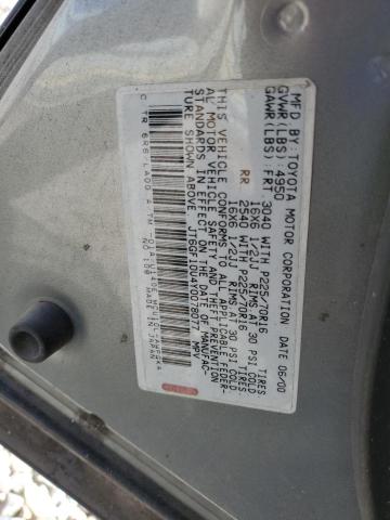 Photo 12 from auction – 2000 LEXUS RX 300 with VIN JT6GF10U4Y0078077