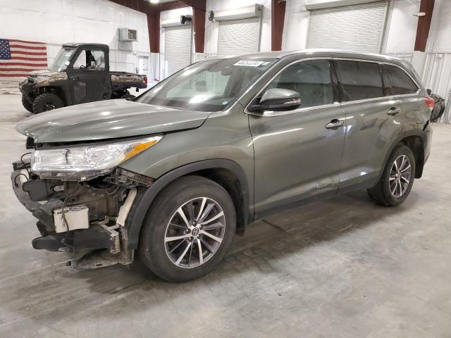 TOYOTA HIGHLANDER 2019 with VIN 5TDJZRFH6KS703159 - Photo from auction