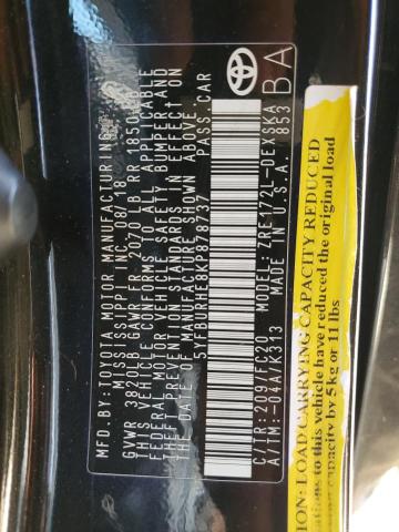 Photo 12 from auction – 2019 TOYOTA COROLLA L with VIN 5YFBURHE8KP878737