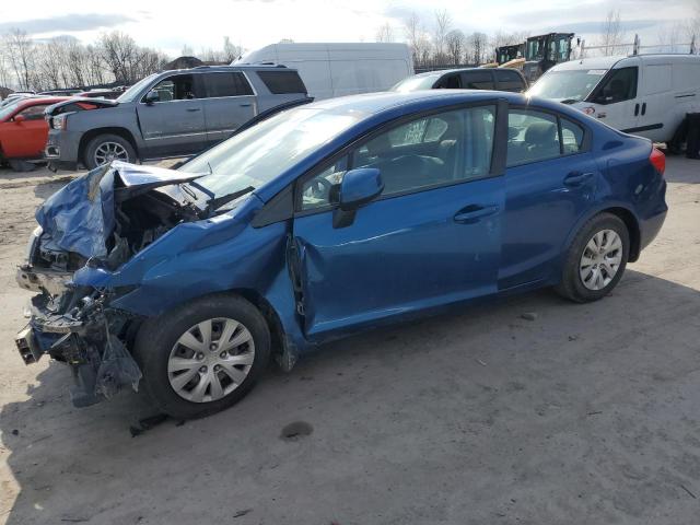 HONDA CIVIC LX 2012 with VIN 19XFB2F59CE302627 - Photo from auction