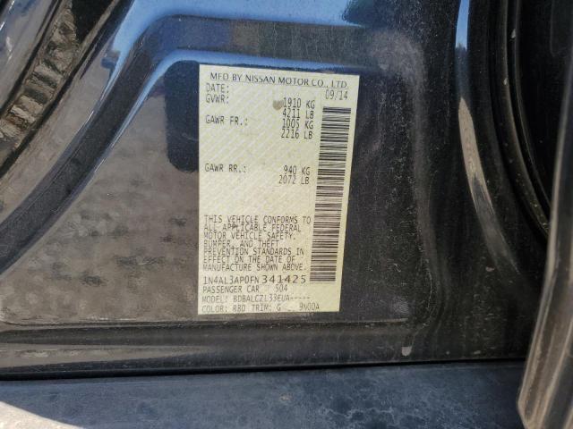 Photo 12 from auction – 2015 NISSAN ALTIMA with VIN 1N4AL3AP0FN341425