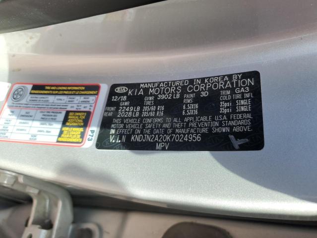 Photo 12 from auction – 2019 KIA SOUL with VIN KNDJN2A20K7024956