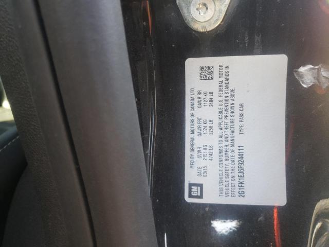 Photo 12 from auction – 2015 CHEVROLET CAMARO 2SS with VIN 2G1FK1EJ6F9244111