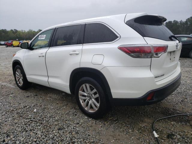 Photo 2 from auction – 2016 TOYOTA HIGHLANDER with VIN 5TDZKRFH1GS168059