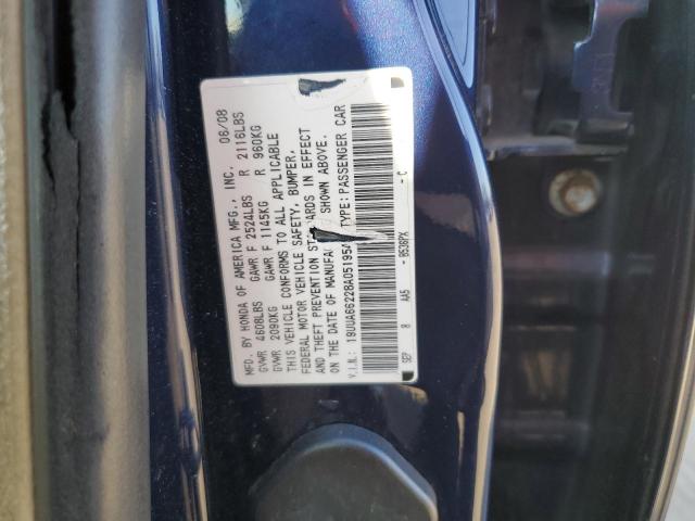Photo 12 from auction – 2008 ACURA TL with VIN 19UUA66228A051954