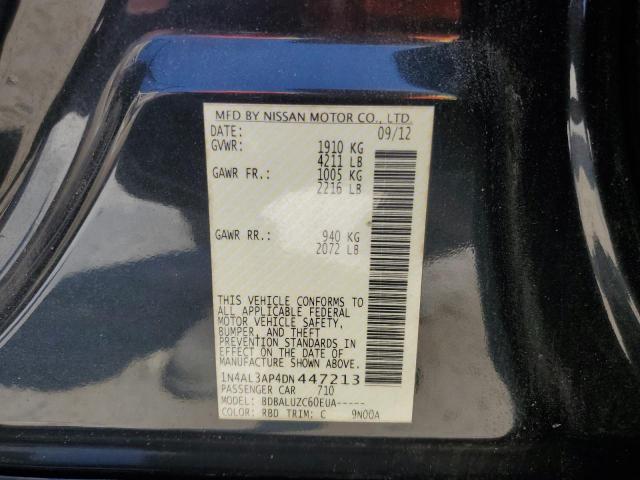 Photo 13 from auction – 2013 NISSAN ALTIMA 2.5 with VIN 1N4AL3AP4DN447213