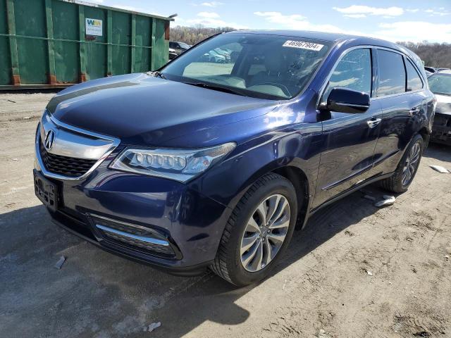 ACURA MDX TECHNO 2014 with VIN 5FRYD4H4XEB048540 - Photo from auction