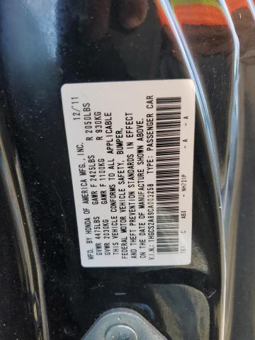 Photo 12 from auction – 2012 HONDA ACCORD EXL with VIN 1HGCS2A89CA003258