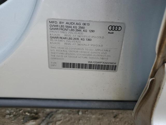 Photo 14 from auction – 2014 AUDI SQ5 PREMIU with VIN WA1CGAFP7EA029834