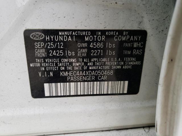 Photo 12 from auction – 2013 HYUNDAI SONATA HYB with VIN KMHEC4A4XDA050468