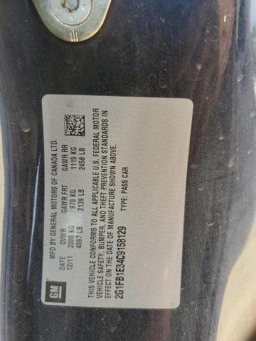 Photo 12 from auction – 2012 CHEVROLET CAMARO LT with VIN 2G1FB1E34C9158129